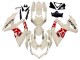 2008-2010 Cream White Red Black Suzuki GSXR 600 / GSXR 750 Motorcycle Fairings UK