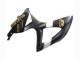 2008-2010 Matte Black White Gold Suzuki GSXR 600 / GSXR 750 Motorcycle Fairings UK