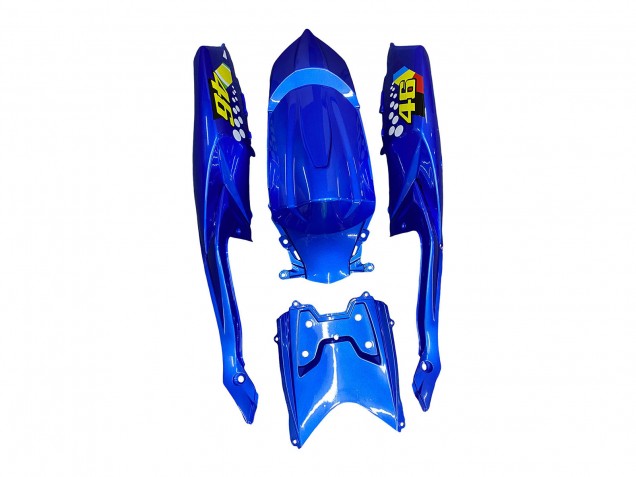 2008-2010 Blue Fluorescent Green Shark Suzuki GSXR 600 / GSXR 750 Motorcycle Fairings UK