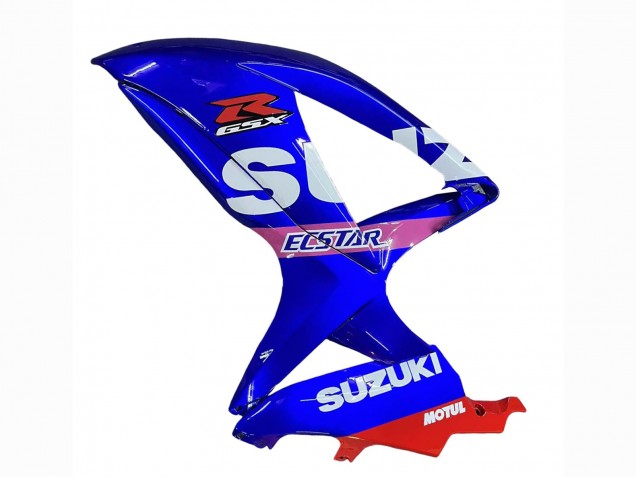 2008-2010 White Blue Pink Ecstar Motul Suzuki GSXR 600 / GSXR 750 Motorcycle Fairings UK