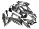2008-2010 Matte Grey Black Suzuki GSXR 600 / GSXR 750 Motorcycle Fairings UK