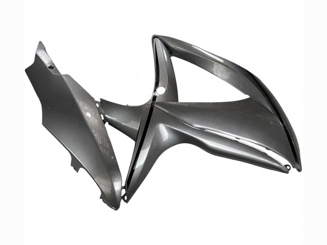 2008-2010 Matte Grey Black Suzuki GSXR 600 / GSXR 750 Motorcycle Fairings UK