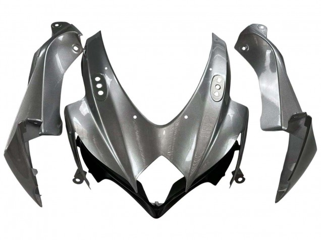 2008-2010 Matte Grey Black Suzuki GSXR 600 / GSXR 750 Motorcycle Fairings UK