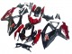 2008-2010 Red Glossy Black Suzuki GSXR 600 / GSXR 750 Motorcycle Fairing UK
