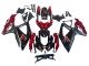 2008-2010 Red Glossy Black Suzuki GSXR 600 / GSXR 750 Motorcycle Fairing UK