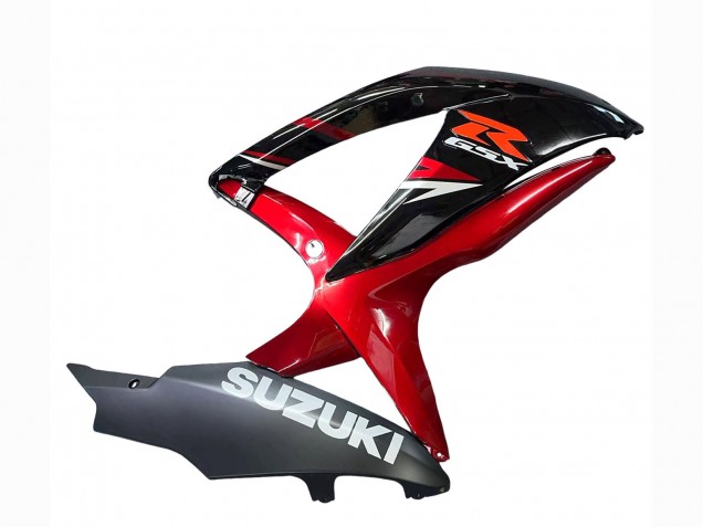 2008-2010 Red Glossy Black Suzuki GSXR 600 / GSXR 750 Motorcycle Fairings UK