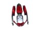 2008-2010 Red Glossy Black Suzuki GSXR 600 / GSXR 750 Motorcycle Fairings UK