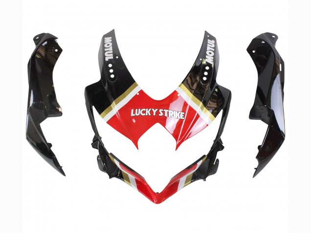 2008-2010 Glossy Black Red White Motul Lucky Strike Suzuki GSXR 600 / GSXR 750 Motorcycle Fairings UK
