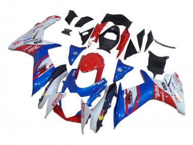Buy 2008-2010 White Red Blue Suzuki GSXR 600 / GSXR 750 Motorcycle Fairings UK