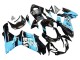 2011-2024 Glossy Black Light Blue Suzuki GSXR 600 / GSXR 750 Motorcycle Fairings UK