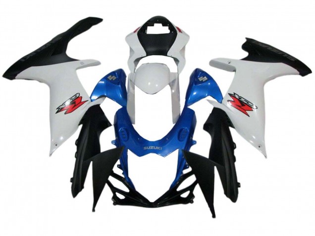 2011-2024 White Blue Black Suzuki GSXR 600 / GSXR 750 Motorcycle Fairings UK