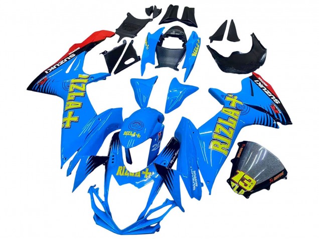 2011-2024 Blue Gold Red Black Rizla Suzuki GSXR 600 / GSXR 750 Motorcycle Fairings UK