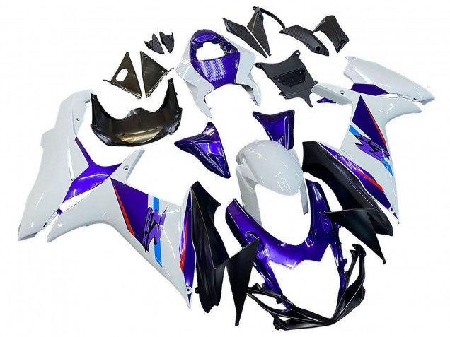 2011-2024 Blue Purple White Suzuki GSXR 600 / GSXR 750 Motorcycle Fairings UK