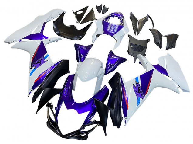 2011-2024 Blue Purple White Suzuki GSXR 600 / GSXR 750 Motorcycle Fairings UK