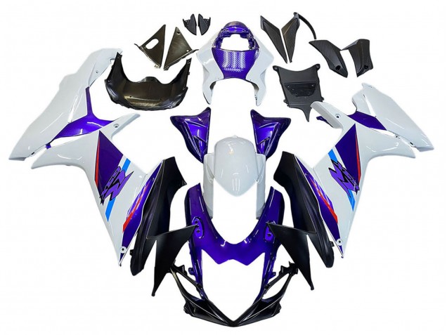 2011-2024 Blue Purple White Suzuki GSXR 600 / GSXR 750 Motorcycle Fairings UK