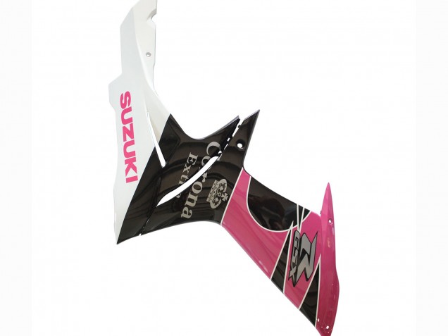 2011-2024 White Pink Black Corona Suzuki GSXR 600 / GSXR 750 Motorcycle Fairings UK