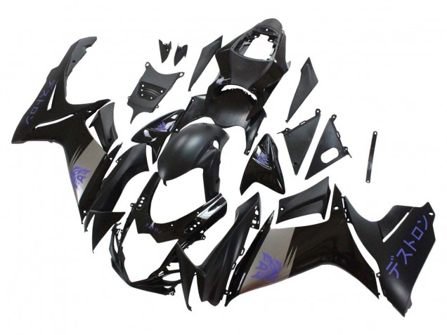 2011-2024 Matte Black Grey Purple Suzuki GSXR 600 / GSXR 750 Motorcycle Fairings UK