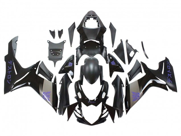 2011-2024 Matte Black Grey Purple Suzuki GSXR 600 / GSXR 750 Motorcycle Fairings UK