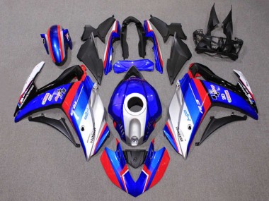 Buy 2015-2018 Blue Silver Red Black Castrol Yamaha YZF R3/R25 Motorcycle Fairings UK