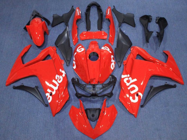 2015-2018 Red White Supreme Yamaha YZF R3/R25 Motorcycle Fairings UK