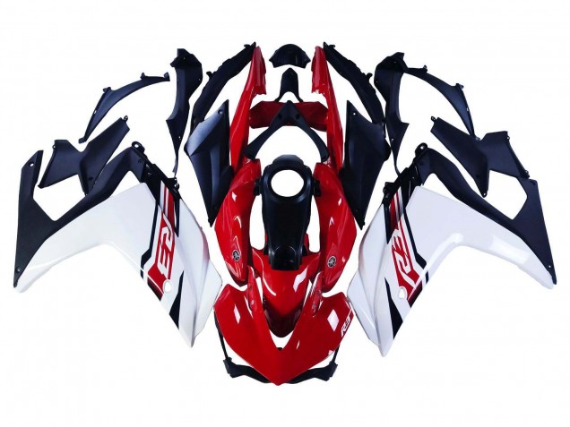 2015-2018 White Red Matte Black Yamaha YZF R3/R25 Motorcycle Fairings UK
