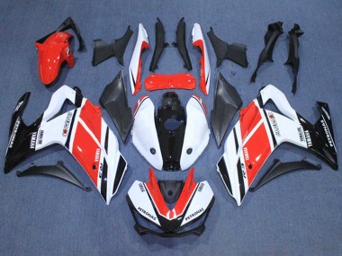 Buy 2015-2018 White Red Black Petronas Yamalube Yamaha YZF R3/R25 Motorcycle Fairings UK