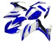 2015-2018 White Blue Black Racing Yamaha YZF R3/R25 Motorcycle Fairings UK