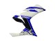 2015-2018 White Blue Black Racing Yamaha YZF R3/R25 Motorcycle Fairings UK