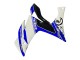 2015-2018 White Blue Black Racing Yamaha YZF R3/R25 Motorcycle Fairings UK