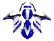 2015-2018 White Blue Black Racing Yamaha YZF R3/R25 Motorcycle Fairings UK
