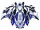 2015-2018 White Blue Black Yamalube Yamaha YZF R3/R25 Motorcycle Fairings UK