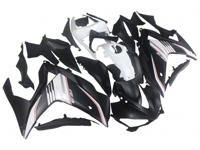 2015-2018 White Red Matte Black Yamaha YZF R3/R25 Motorcycle Fairing UK