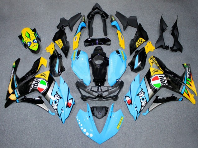 2015-2018 Light Blue Yellow Silver Black Yamaha YZF R3/R25 Motorcycle Fairings UK