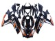 2015-2018 Blue Orange Silver Yamalube Yamaha YZF R3/R25 Motorcycle Fairings UK