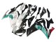 2015-2018 White Green Glossy Black Yamaha YZF R3/R25 Motorcycle Fairings UK