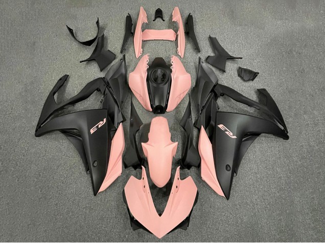2015-2018 Pink Matte Black Yamaha YZF R3/R25 Motorcycle Fairings UK