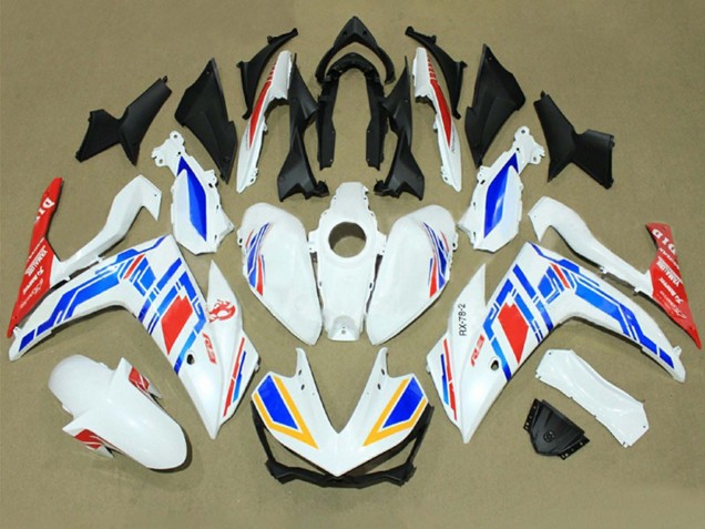 2015-2018 White Blue Red Yamalube Yamaha YZF R3/R25 Motorcycle Fairings UK