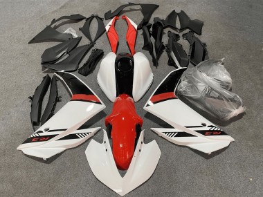 Buy 2015-2018 White Red Black Yamaha YZF R3/R25 Motorcycle Fairing Kits UK