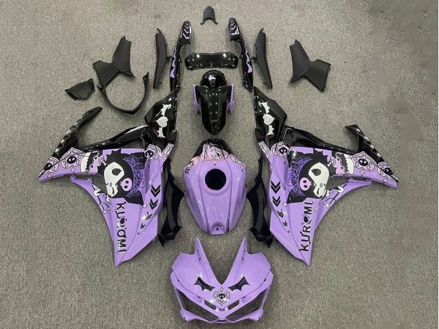 2015-2018 Purple White Black Yamaha YZF R3/R25 Motorcycle Fairings UK