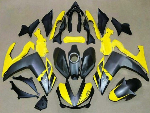 2015-2018 Yellow Black Yamaha YZF R3/R25 Motorcycle Fairings UK