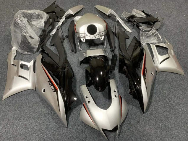 2015-2018 Silver Red Black Yamaha YZF R3/R25 Motorcycle Fairings UK