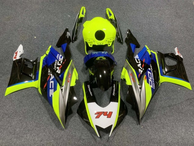 2015-2018 Yellow White Silver Blue Glossy Black Yamaha YZF R3/R25 Motorcycle Fairings UK