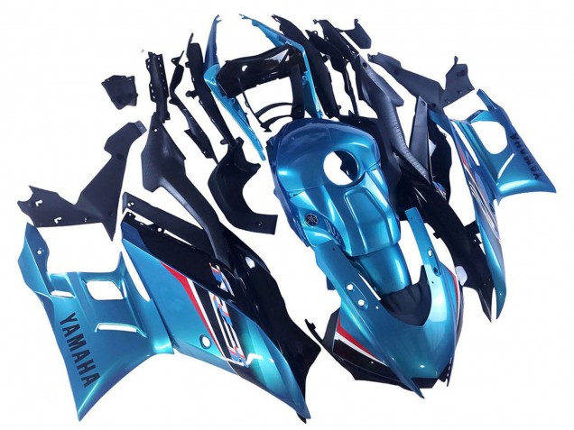 2019-2021 Blue Black Yamaha YZF R3/R25 Motorcycle Fairing UK