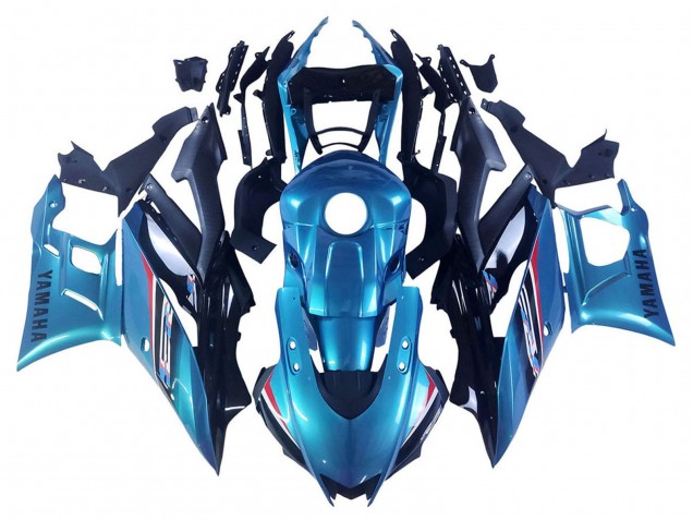 2019-2021 Blue Black Yamaha YZF R3/R25 Motorcycle Fairing UK