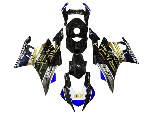 2019-2021 White Blue Black Gold Trick Star 07 Yamaha YZF R3/R25 Motorcycle Fairings UK