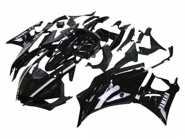 2019-2021 Glossy Black White Yamaha YZF R3/R25 Motorcycle Fairings UK
