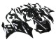 2019-2021 Glossy Black White Yamaha YZF R3/R25 Motorcycle Fairings UK