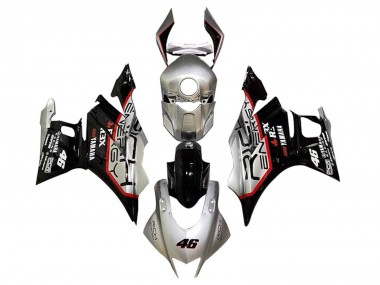 Buy 2019-2021 Silver Red Black 46 Yamaha YZF R3/R25 Motorcycle Fairings UK