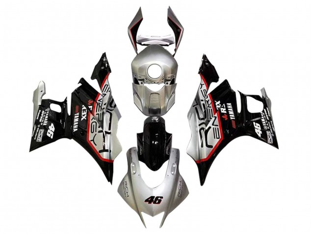 2019-2021 Silver Red Black 46 Yamaha YZF R3/R25 Motorcycle Fairings UK