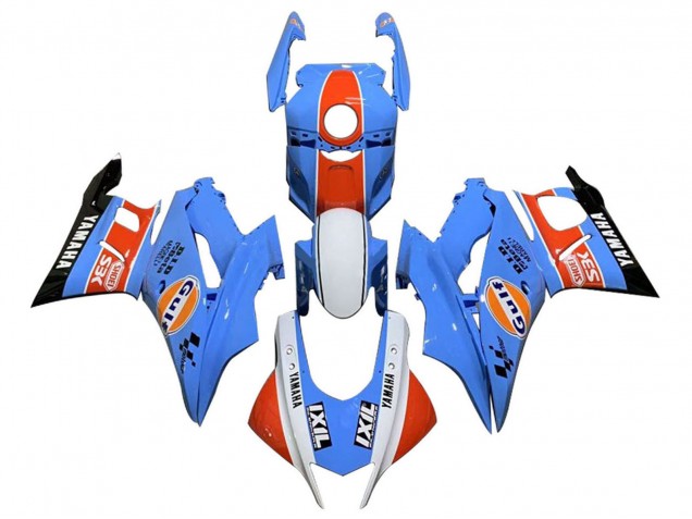 2019-2021 Blue White Orange Black Gulf Yamaha YZF R3/R25 Motorcycle Fairings UK